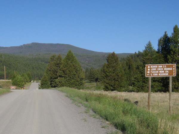 We are heading toward Jerry Creek.